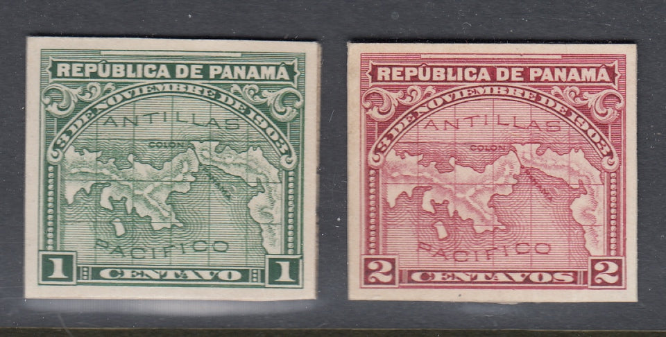 Panama 1905 Independence Set Plate Proofs. Scott 179-180 var