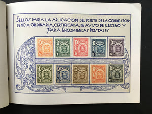 Panama 1931 Panamerican Postal Congress Delegate Booklet Containing 20 Stamps