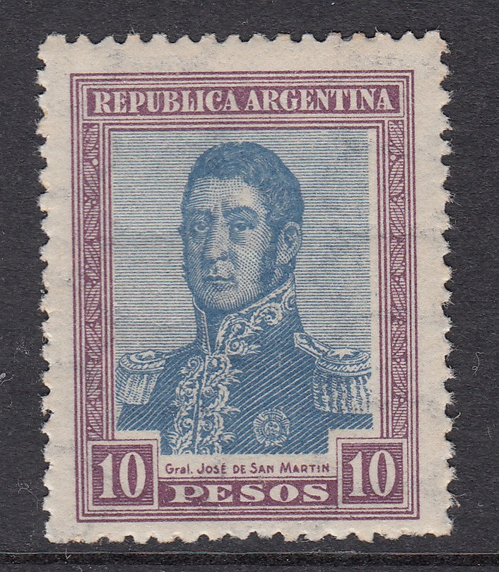 Argentina 1917 10p Violet & Blue M Mint. Scott 245