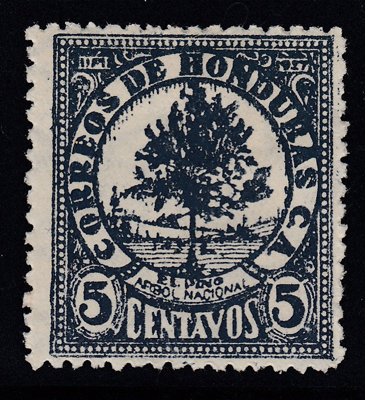 Honduras 1929 5c Blue Gray M Mint. Scott 247