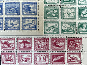 Chile 1948 Flora and Fauna Complete Set of Blocks x 25 MNH. Scott 254-255, C124