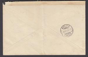 Chile 1929 Santiago to Arica First Flight Cover (Inauguration of Línea Aérea Aeropostal Santiago-Arica)