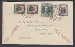 Chile 1928 First Flight Mermoz Cover, Santiago to Buernos Aires