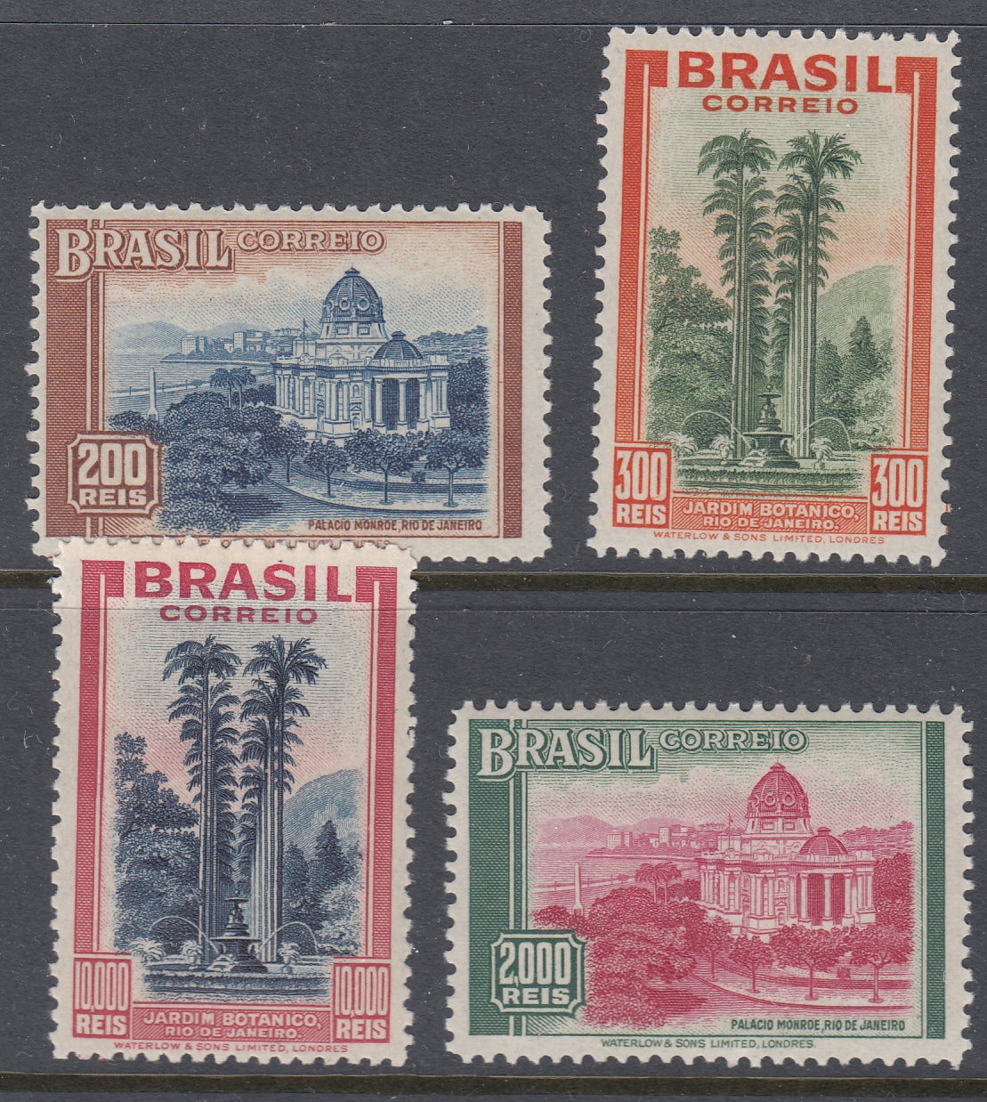 Brazil 1937 Tourism Complete Set VLM Mint. Scott 446-449