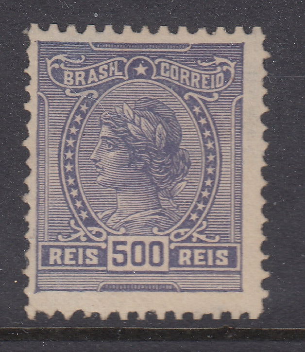 Brazil 1918-20 500r Dull Violet MNH. Scott 213