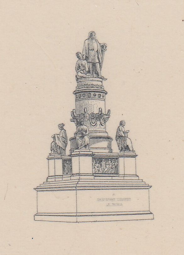 El Salvador 1893 5p Columbus Statue Vignette, Progressive Die Proof. Scott 87 var