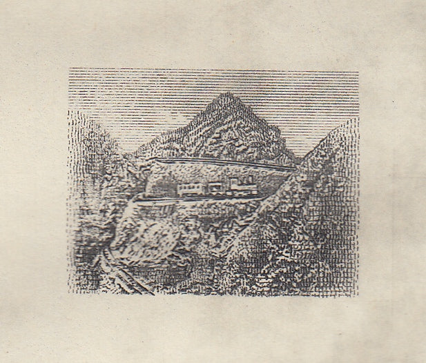 Ecuador 1890's (?) The Devil's Nose Railway Essay Die Proof