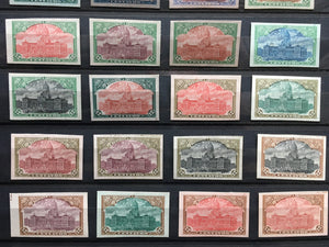 Argentina 1910 Centenary 12c Plate Proof Colour Trials x 46. Scott 167 var