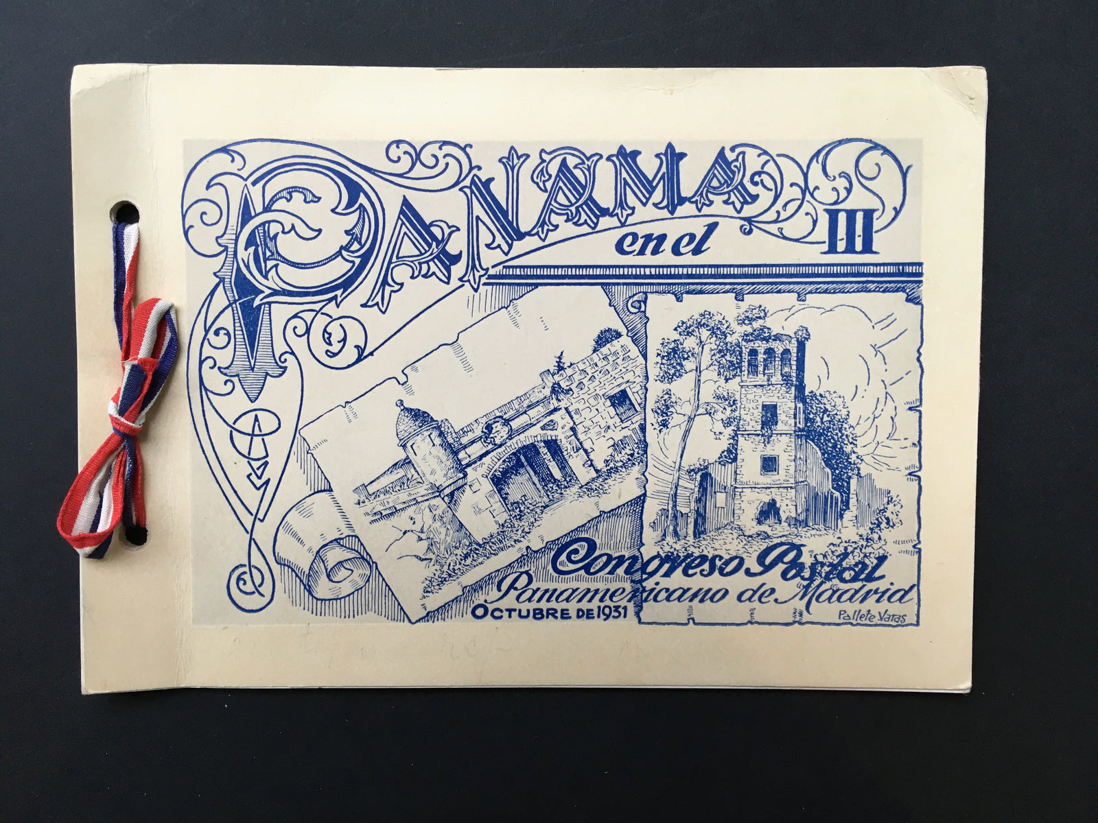 Panama 1931 Panamerican Postal Congress Delegate Booklet Containing 20 Stamps