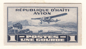 Haiti 1929-30 Airmail Complete Set of Plate Proofs. Scott C1-C4 var