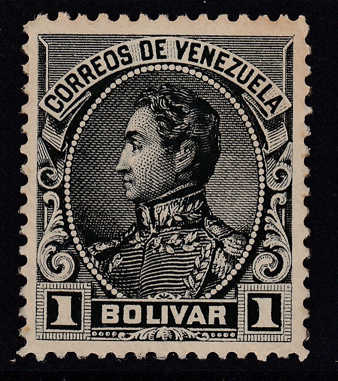 Venezuela 1900 1b Slate Without Overprint Error LM Mint. Scott 160a