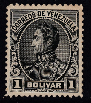 Venezuela 1900 1b Slate Without Overprint Error LM Mint. Scott 160a