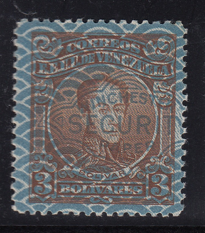 Venezuela 1932-38 3b Brown MNH. Scott 303