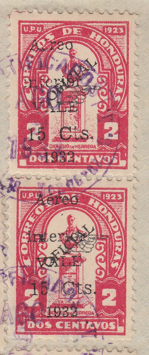 Honduras 1934 Registered Cover, Tegucigalpa to New York
