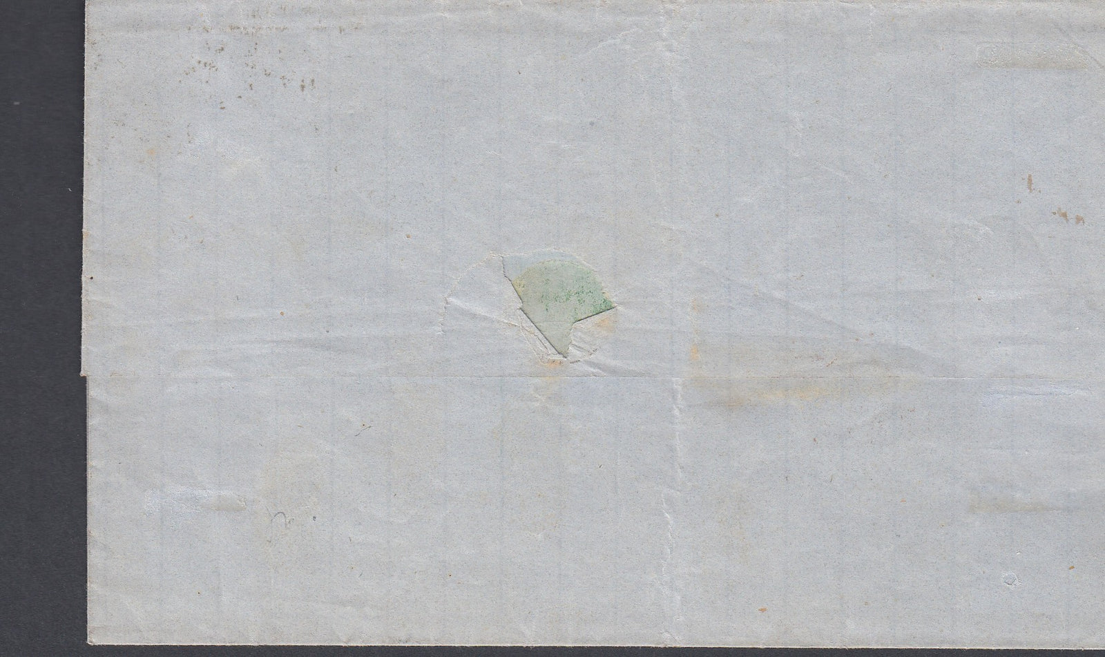 Chile 1871 Entire from Copiapo to Valparaiso