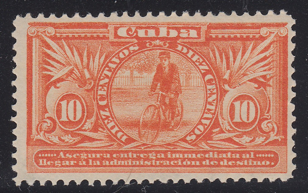 Cuba 1899 10c Orange Special Delivery 'Immediata' Error LM Mint. Scott E2