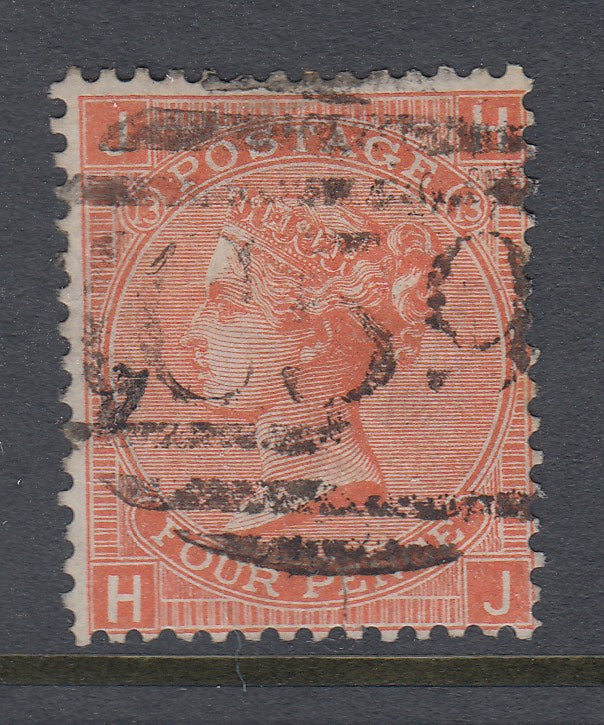 Haiti 1859-85 GB Used Abroad 4c Plate 13 C59 Jacmel Used. Scott A11, SGZ9